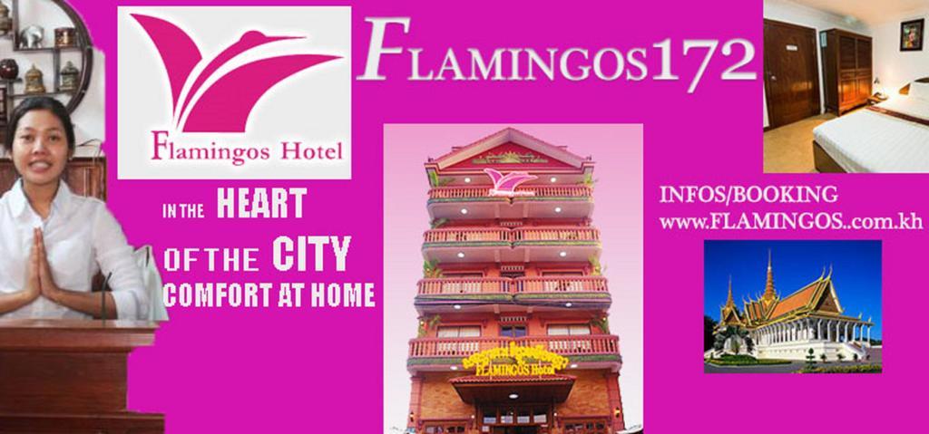Flamingos Hotel Phnom Penh Exteriör bild